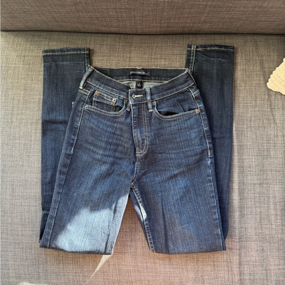 Calvin Klein Dark Blue Skinny Jeans